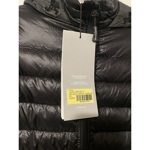 NWT Canada Goose HyBridge Lite Women’s Puffer Jacket Black Graphite XS - Picture 12 of 14